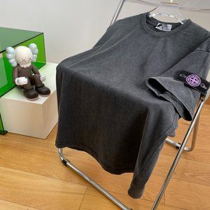 Stone Island Couple's Short Sleeve T-shirt-8855